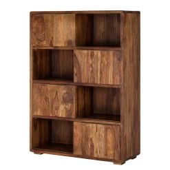 Ars Natura Étagère à portes coulissantes Trangle - Sheesham massif -Luxe Intérieur Magasin schiebetuerenregal trangle sheesham massiv 702738