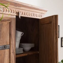 Wolf-Möbel Armoire Bombay II - Sheesham massif -Luxe Intérieur Magasin schrank bombay sheesham massiv natur 3459317