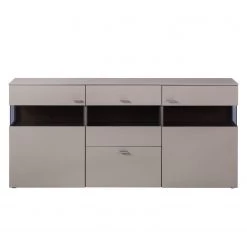GWINNER Buffet Anzio - Mat fango / Chêne de poutre - Avec éclairage -Luxe Intérieur Magasin sideboard anzio ohne beleuchtung 4524156