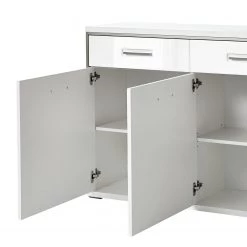 Loftscape Buffet Arco - Blanc brillant / Blanc -Luxe Intérieur Magasin sideboard arco hochglanz weiss weiss 4710768