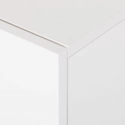 Mørteens Buffet Lindholm III - Partiellement en chêne massif - Blanc -Luxe Intérieur Magasin sideboard lindholm iii weiss matt eiche massiv 364875
