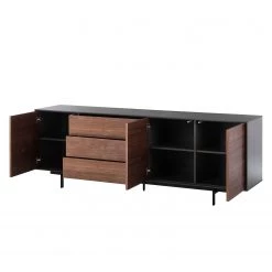 Eva Padberg Collection Buffet Payara - Noyer / Anthracite -Luxe Intérieur Magasin sideboard payara walnuss schwarz 4372564