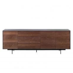 Eva Padberg Collection Buffet Payara - Noyer / Anthracite -Luxe Intérieur Magasin sideboard payara walnuss schwarz 4372568