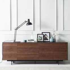 Eva Padberg Collection Buffet Payara - Noyer / Anthracite -Luxe Intérieur Magasin sideboard payara walnuss schwarz 4372620