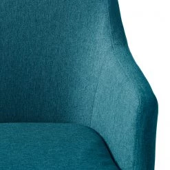 Mørteens Banquette Nicholas II - Bleu pétrole -Luxe Intérieur Magasin sofabank nicholas ii webstoff eiche massiv petrol 4851540