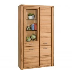Naturoo Armoire vitrine Lombok II - Partiellement en bois massif