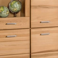 Naturoo Armoire vitrine Lombok II - Partiellement en bois massif -Luxe Intérieur Magasin standvitrine lombok iii teilmassiv wildeiche 5004088