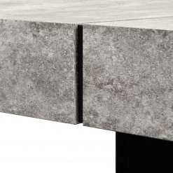Temahome Table Detroit II - Imitation béton / Noir mat -Luxe Intérieur Magasin temahome speisen 05 01 2017 4319136