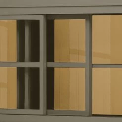 Maison Belfort Vitrine Azjana - Granite / Pin crème -Luxe Intérieur Magasin vitrinenschrank azjana pinie teilmassiv granit pinie creme 3393293