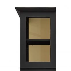 Maison Belfort Vitrine Azjana - Noir / Pin crème -Luxe Intérieur Magasin vitrinenschrank azjana pinie teilmassiv schwarz pinie creme 3393049