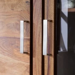 Ars Natura Armoire vitrine Ohio - Sheesham massif -Luxe Intérieur Magasin vitrinenschrank ohio sheesham massiv 4257532