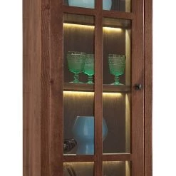 Ridgevalley Armoire vitrine Vicuna II - Pin massif - Marron - Sans éclairage -Luxe Intérieur Magasin vitrinenschrank vicuna ii pinie massiv braun 453975