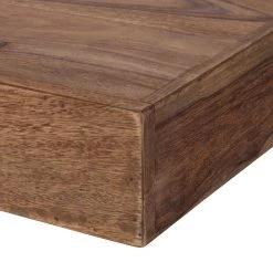 Wolf-Möbel Étagère murale Yoga - Sheesham massif -Luxe Intérieur Magasin wandboard kerala sheesham massiv natur 370260