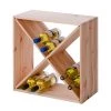 Zeller Etagère à vin Bendik I - Pin massif - Naturel