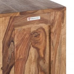 Wolf-Möbel Étagère à vin Yoga I - Sheesham massif -Luxe Intérieur Magasin weinregal yoga i sheesham massiv natur 3373561